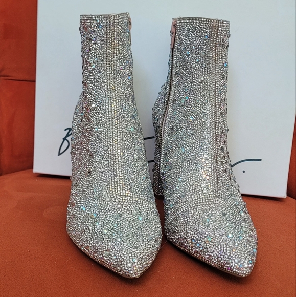 Betsey Johnson Cady Women's Boots Rhinestone Size 9.5W - Picture 9 of 14